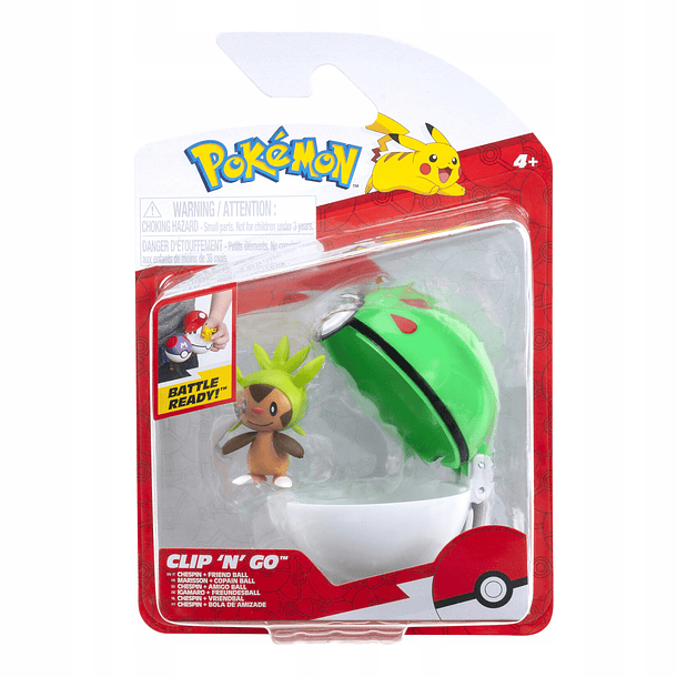 Pokémon Clip 'N' Go - Chespin + Friend Ball 1