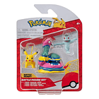Pokémon - Battle Figure Set Pikachu + Alolan Muk + Machop 1