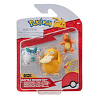 Pokémon - Battle Figure Set Galarian Darumaka + Psyduck + Charmander 1