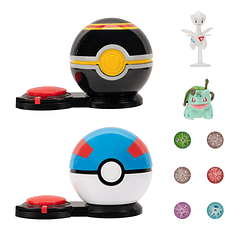 Pokémon - Surprise Attack Game Togetic + Luxury Ball & Bulbasaur + Great Ball
