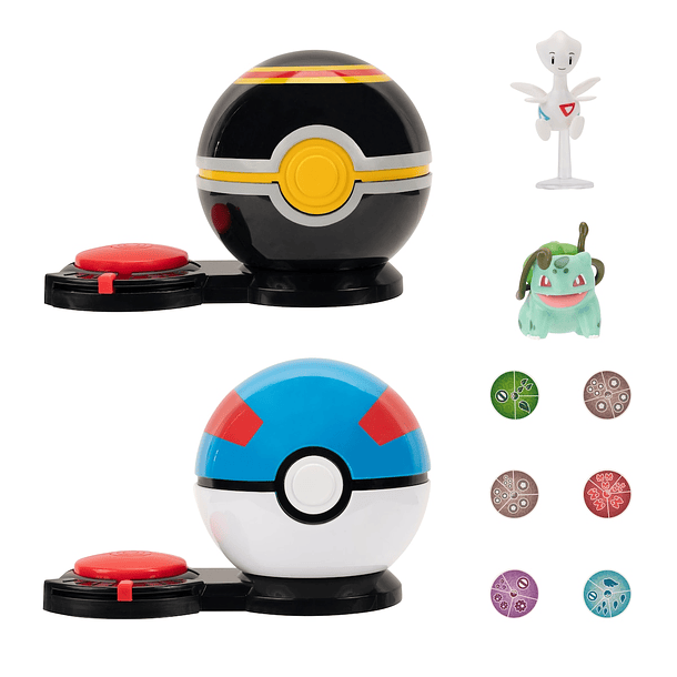Pokémon - Surprise Attack Game Togetic + Luxury Ball & Bulbasaur + Great Ball 2