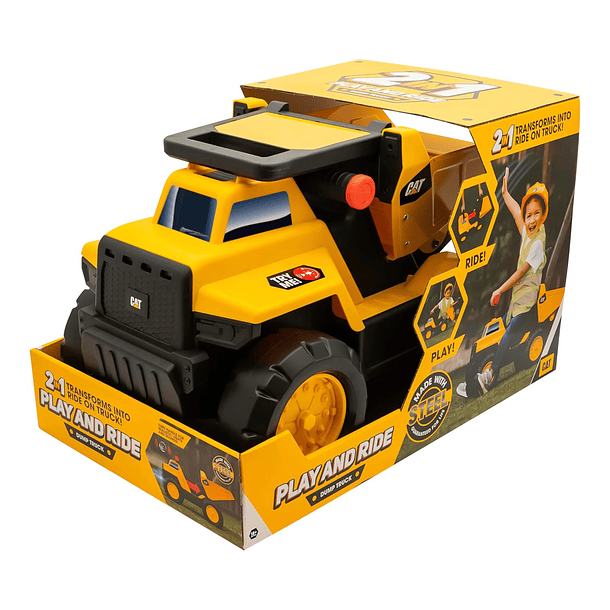 CAT Play and Ride - Camião Carga Basculante 1
