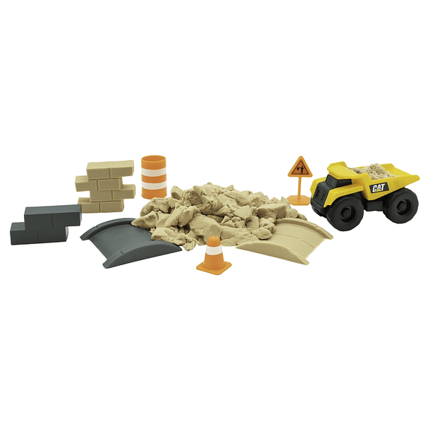 CAT Dig N' Build Dirt - Camião Dumper com Areia 2