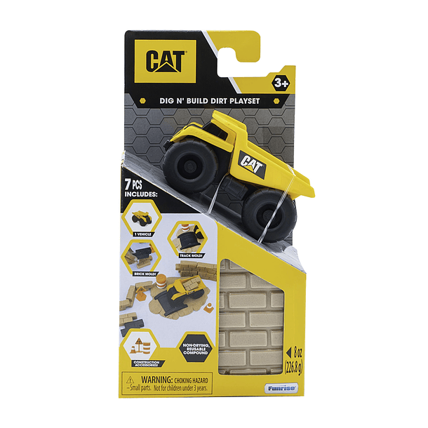 CAT Dig N' Build Dirt - Camião Dumper com Areia 1