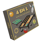 Olivo - Mesa 4 em 1 Ping-Pong, Bowling, Curling e Shuffleboard 1