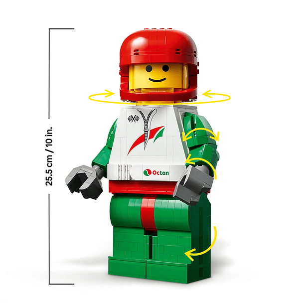 Minifigura Gigante de Piloto 3