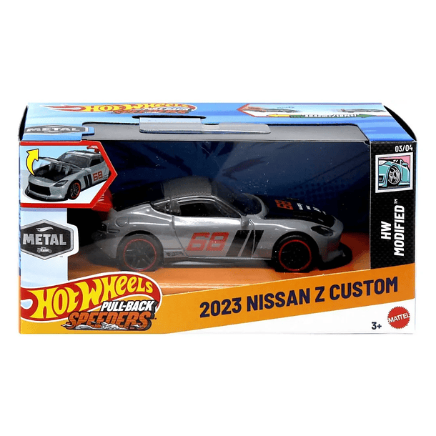 Hot Wheels Pull-Back Speeders - 2023 Nissan Z Custom 