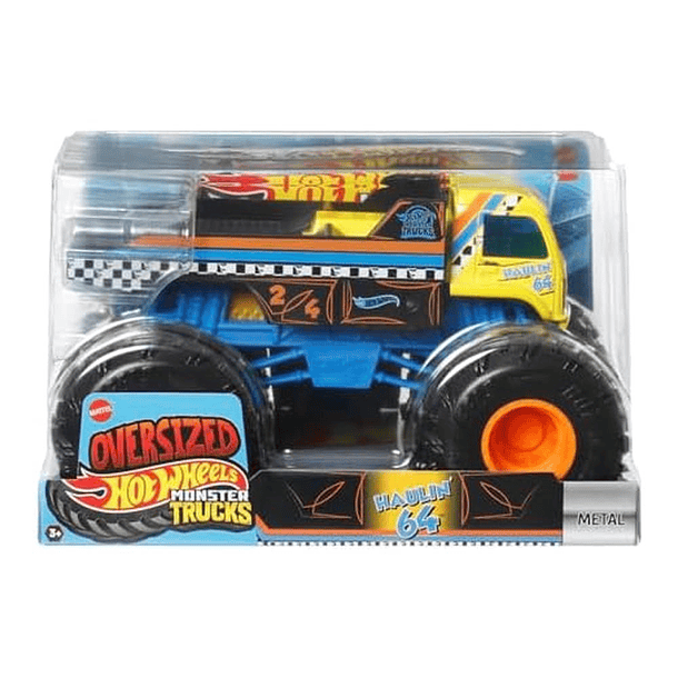 Hot Wheels Monster Trucks Oversized - Haulin' 64 