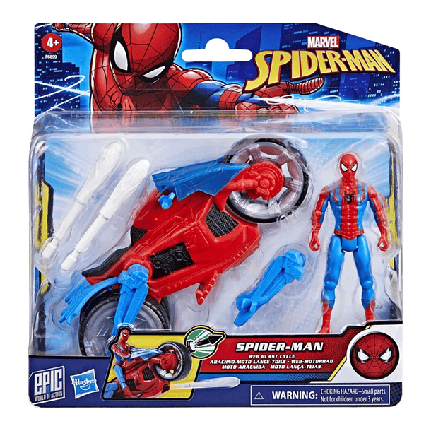 Spider-Man Web Splashers - Moto Lança-Teias 1