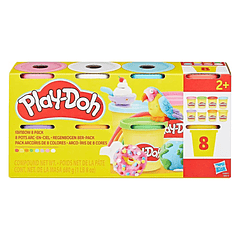 Play-Doh - Pack 8 Potes Cores Arco-Íris