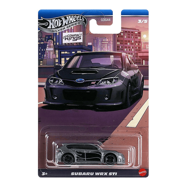 Hot Wheels Silver Series Compact Kings - Subaru WRX STI 1