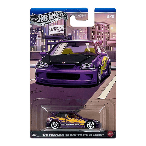 Hot Wheels Silver Series Compact Kings - '99 Honda Civic Type R (EK9) 1
