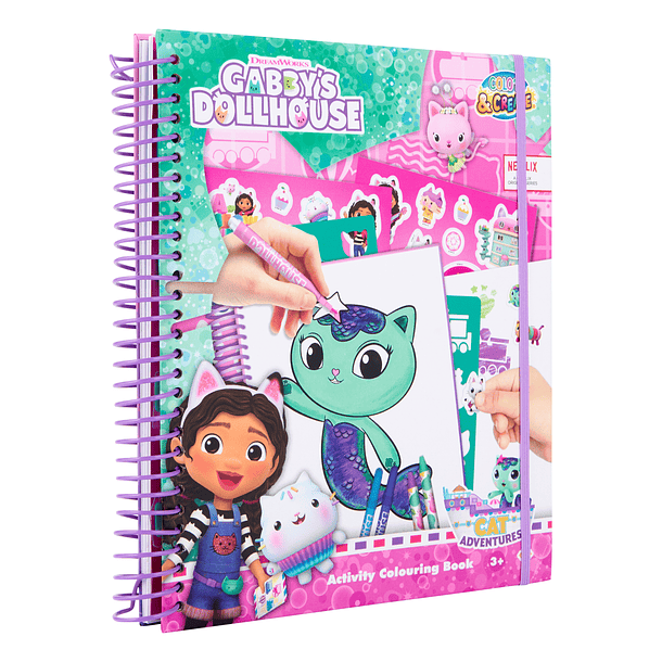 Color & Create - Livro de Atividades para Colorir Gabby's Dollhouse 1