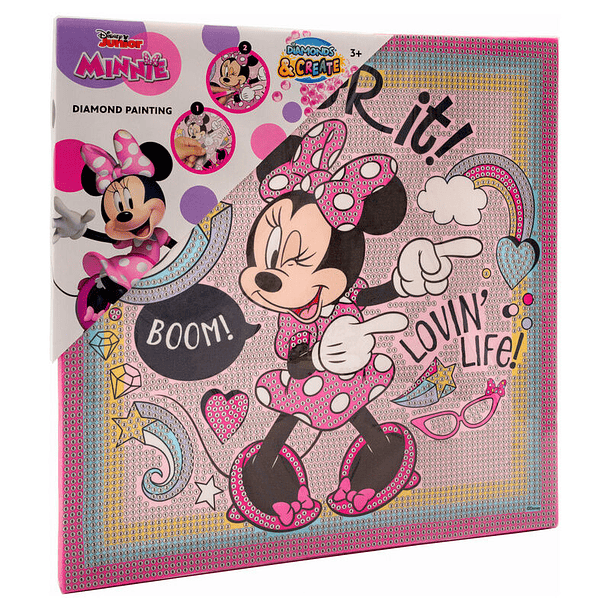 Dimonds & Create - Pinta com Diamantes Minnie 1