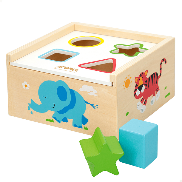 Woomax - Caixa Formas de Madeira 3