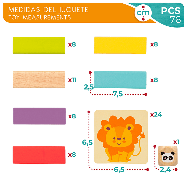 Woomax - Torre de Blocos em Madeira 3