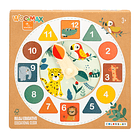 Woomax Zookabee - Relógio Educativo Animais em Madeira 1
