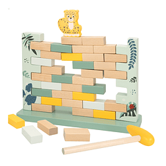 Woomax Zookabee - Jogo Muro de Equilíbrio Animais em Madeira