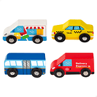 Woomax - Conjunto Veículos e Sinais de Trânsito em Madeira 3