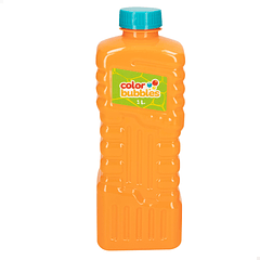Color Bubbles - Garrafa 1 Litro Líquido de Bolas de Sabão