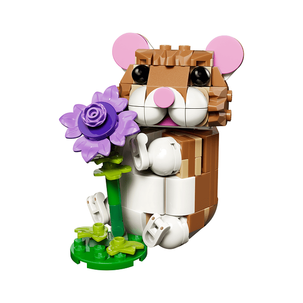 Hámster Adorável Com Flor 2