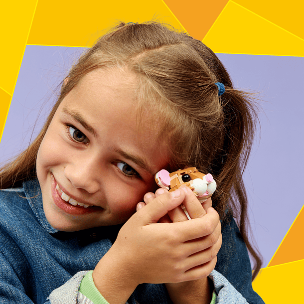 Hámster Adorável Com Flor 11