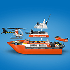 Barco e Helicóptero de Resgate da Guarda Costeira 7