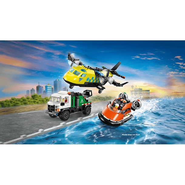 Combinação de Avião, Camião de Assistência e Hovercraft 5