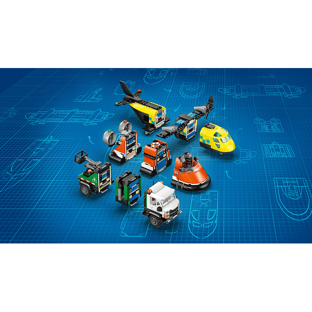 Combinação de Avião, Camião de Assistência e Hovercraft 6