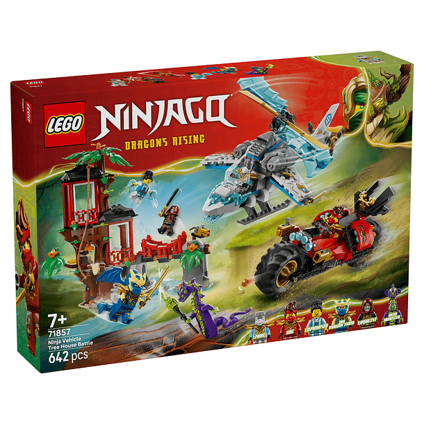 Batalha na Casa da Árvore com Veículos Ninja 1