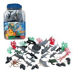 Animal Planet - Conjunto 40 Peças Animais do Oceano
