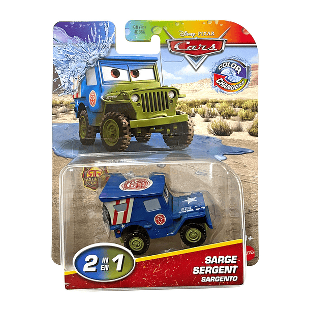 Cars Color Changers - Race & Rescue Sarge 