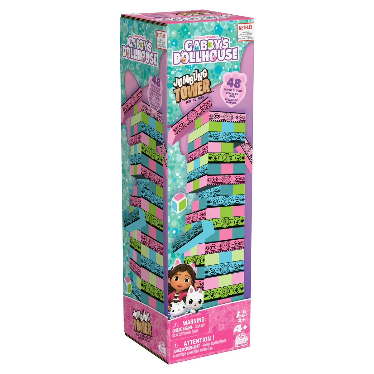 Gabby's Dollhouse - Torre de Equilíbrio | Cubos Luminosos