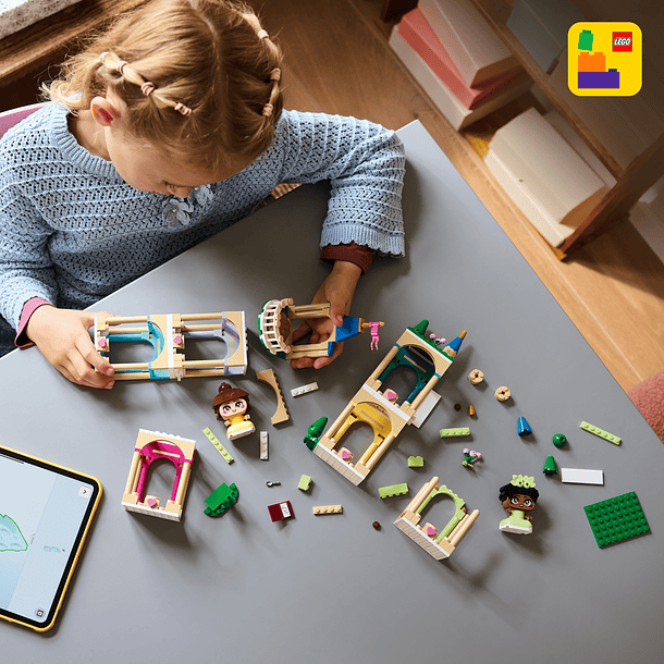 Mini Bela e Tiana com Castelo 6