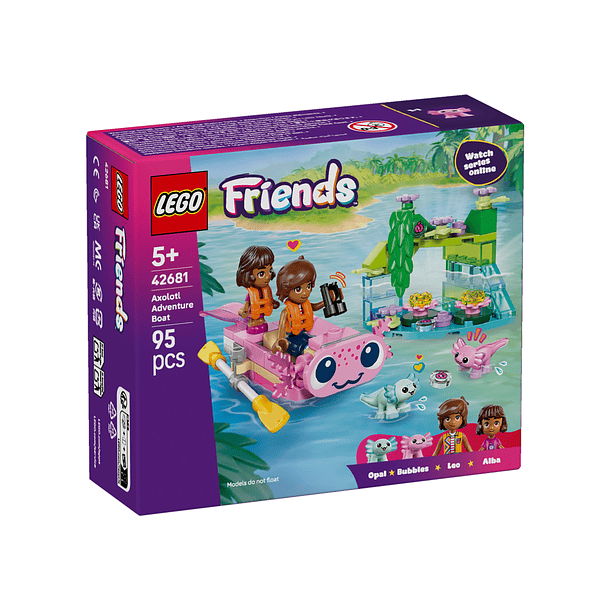 Barco de Aventuras em Forma de Axolote 1