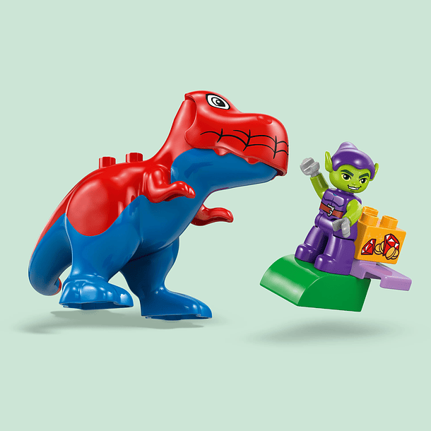 Dinossauro Spidey-Rex contra Green Goblin 4