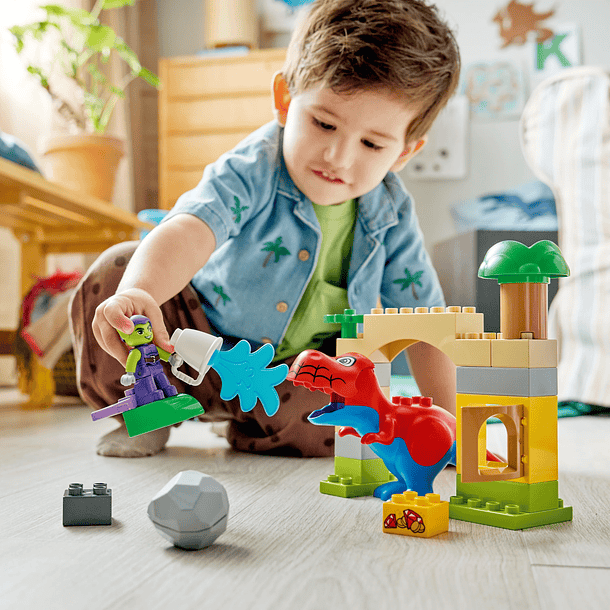 Dinossauro Spidey-Rex contra Green Goblin 8