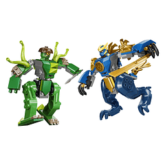 Combate com o Robô Dragão do Jay