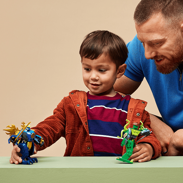 Combate com o Robô Dragão do Jay 10