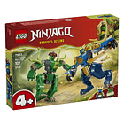 Combate com o Robô Dragão do Jay 1