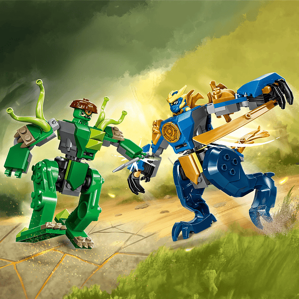 Combate com o Robô Dragão do Jay 6