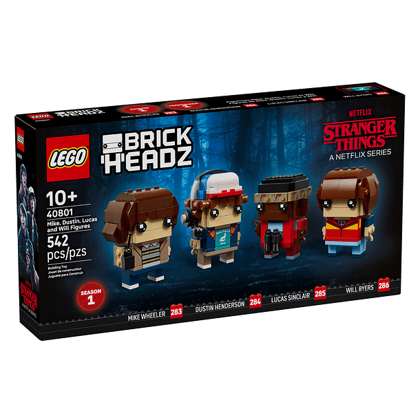 BrickHeadz - Figuras de Mike, Dustin, Lucas e Will 1