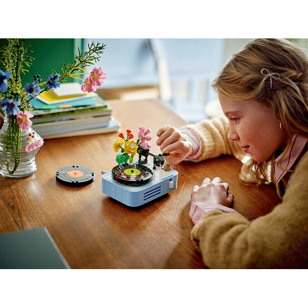 Gira-discos com Flores 9