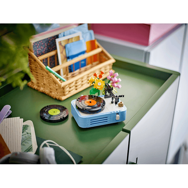 Gira-discos com Flores 6