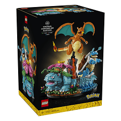 Venusaur, Charizard e Blastoise