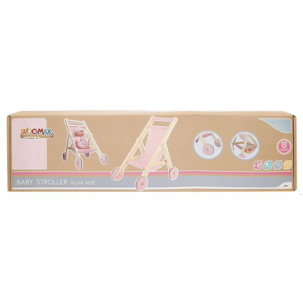 Woomax - Carrinho de Bebé em Madeira 1
