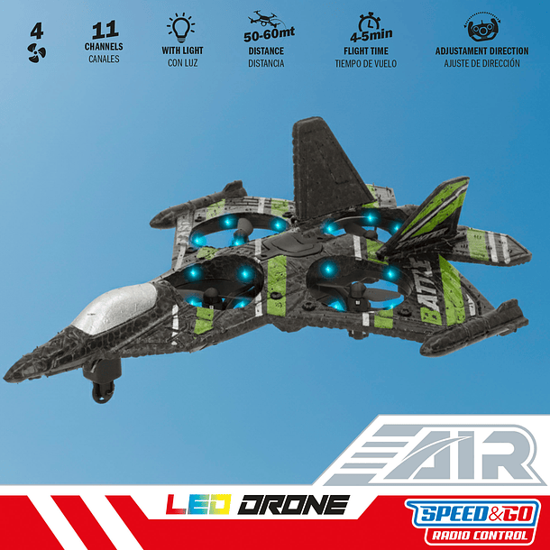 Speed & Go Air - Avião Drone RC 5