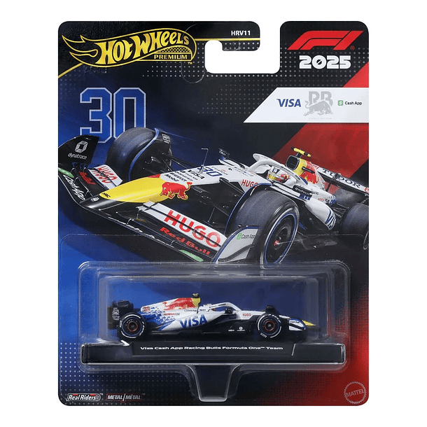 Hot Wheels Formula 1 2025 - Visa Cash App Racing Bulls Formula One Team #30 Liam Lawson 1