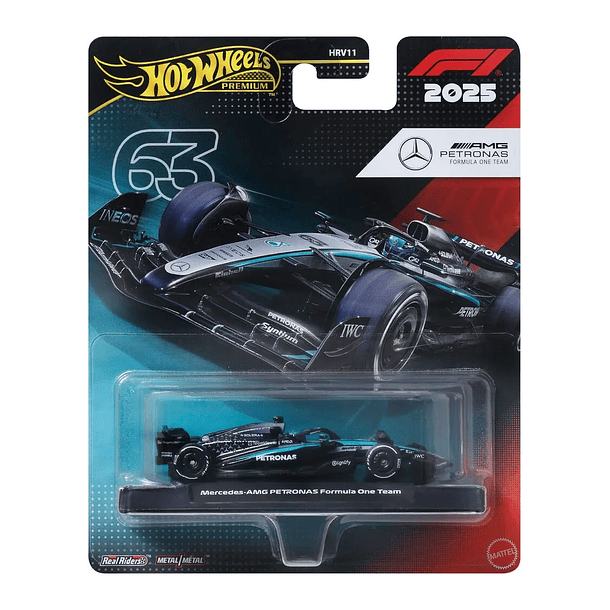 Hot Wheels Formula 1 2025 - Mercedes-AMG Petronas Formula One Team #63 George Russell 1