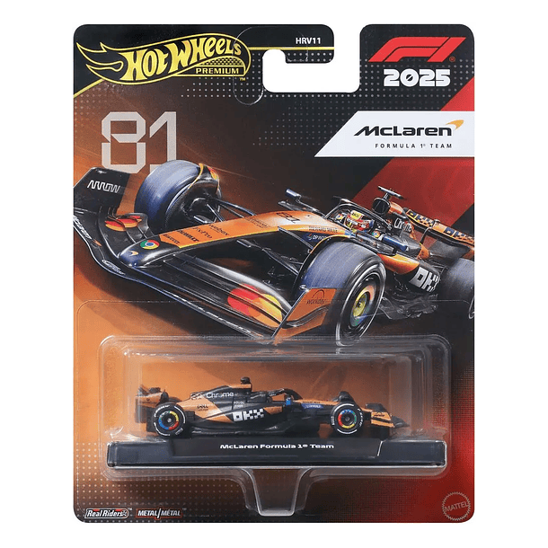 Hot Wheels Formula 1 2025 - McLaren Formula 1 Team #81 Oscar Piastri 1